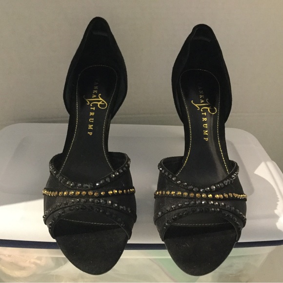 Ivanka Trump suede and mesh heels size 7.5 - Picture 4 of 5